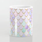 Mermaid Art, Pastel and Gold Coffee Mug Gallery Image 4