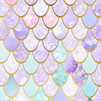 Mermaid Art, Pastel and Gold Coffee Mug Gallery Image 2