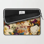 Vintage & Shabby Chic -  Nostalgic Winter Florals Pattern Laptop Sleeve Gallery Image 2