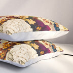 Vintage & Shabby Chic -  Nostalgic Winter Florals Pattern Pillow Sham Gallery Image 3