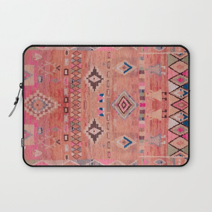Traditional Moroccan Berber Rug Design Laptop Sleeve Gallery Image 1