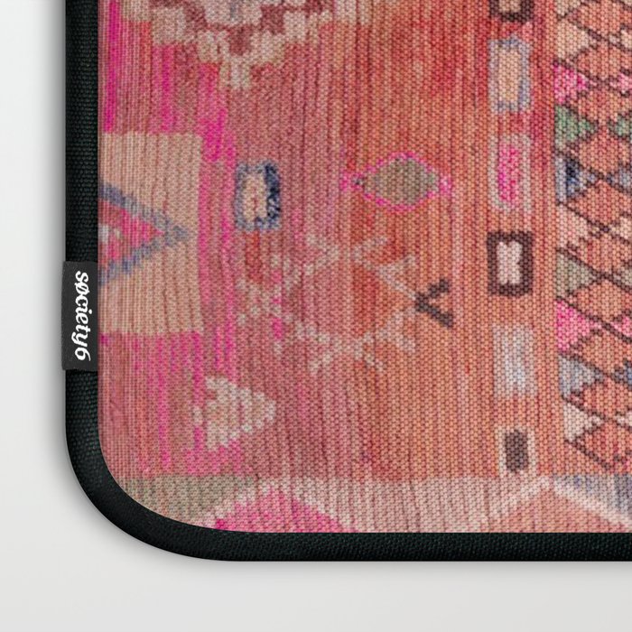 Traditional Moroccan Berber Rug Design Laptop Sleeve Gallery Image 3