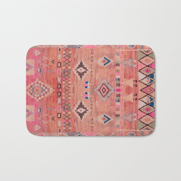 Traditional Moroccan Berber Rug Design Bath Mat Gallery Image 1