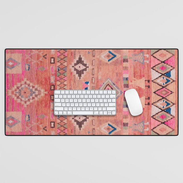 Traditional Moroccan Berber Rug Design Desk Mat Gallery Image 1