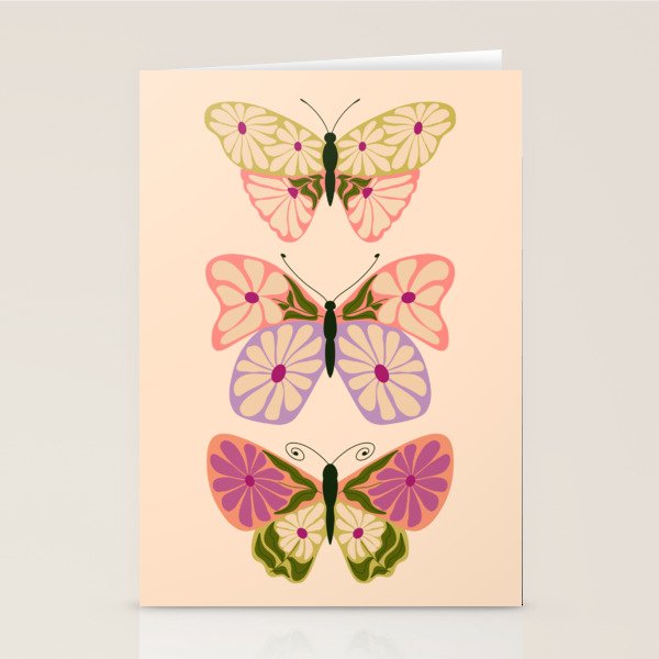 Charming Butterflies Stationery Card Gallery Image 1