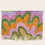 70s Hippie Retro Abstract Colorful Explosion Wall Hanging Gallery Image 1
