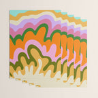 70s Hippie Retro Abstract Colorful Explosion Wrapping Paper Gallery Image 3