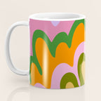 70s Hippie Retro Abstract Colorful Explosion Coffee Mug Gallery Image 3