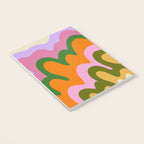 70s Hippie Retro Abstract Colorful Explosion Notebook Gallery Image 3