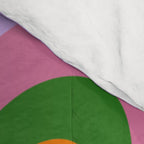 70s Hippie Retro Abstract Colorful Explosion Comforter Gallery Image 4