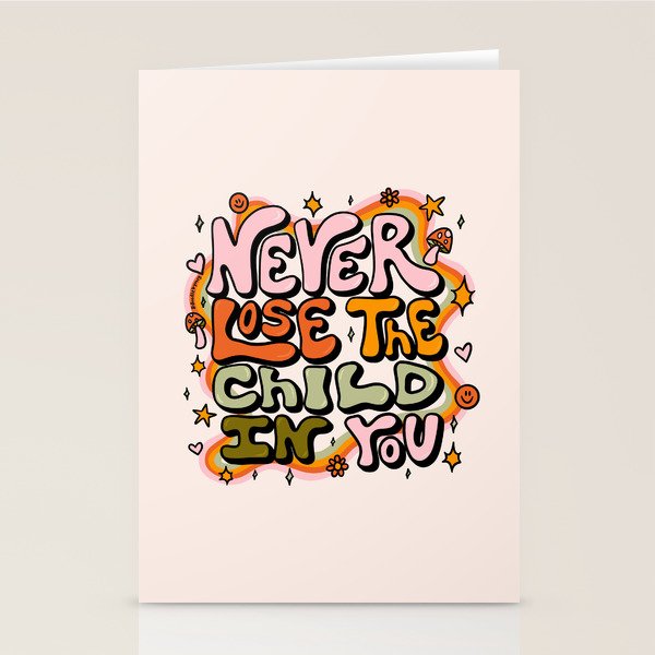 Never Lose the Child In You Stationery Card Gallery Image 1