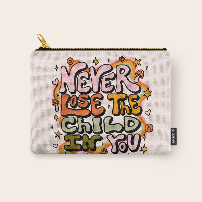 Never Lose the Child In You Carry All Pouch Gallery Image 1