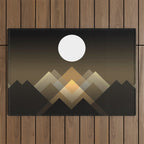 Path between hills Outdoor Rug Gallery Image 1