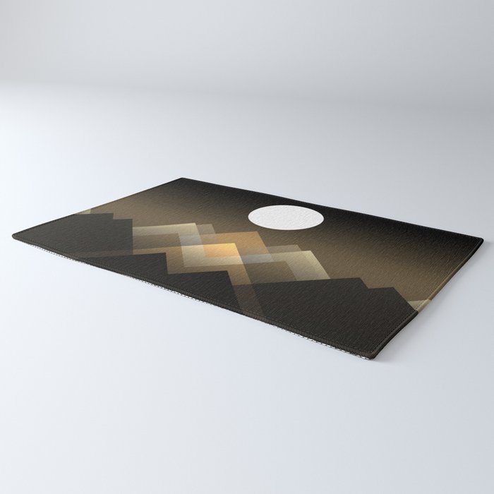 Path between hills Rug Gallery Image 3