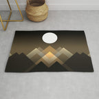 Path between hills Rug Gallery Image 1