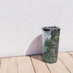 Japanese Wall Art Sage Green Poster Japanese Painting coastal japandi Art Maximalist Art Travel Mug Gallery Image 4