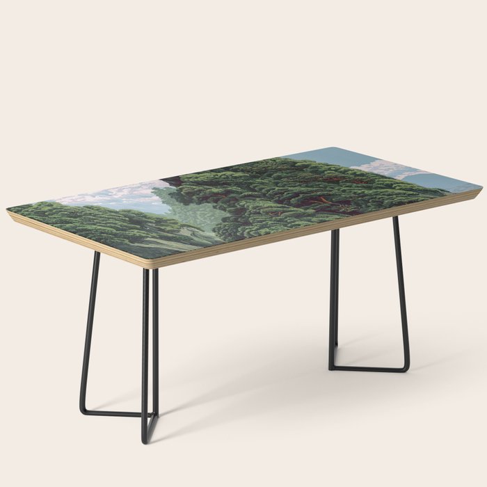 Japanese Wall Art Sage Green Poster Japanese Painting coastal japandi Art Maximalist Art Coffee Table Gallery Image 1