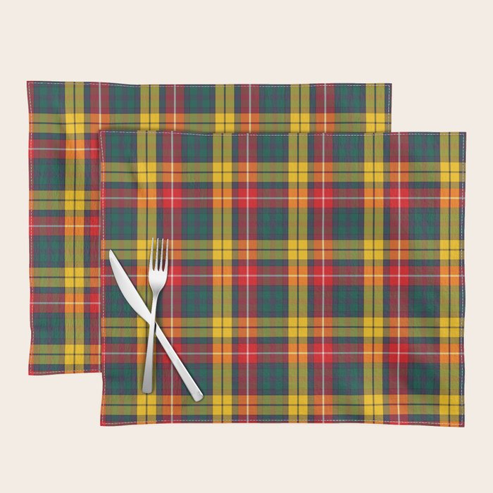 Buchanan Scottish Tartan Placemat Gallery Image 1