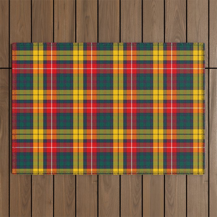 Buchanan Scottish Tartan Outdoor Rug Gallery Image 1