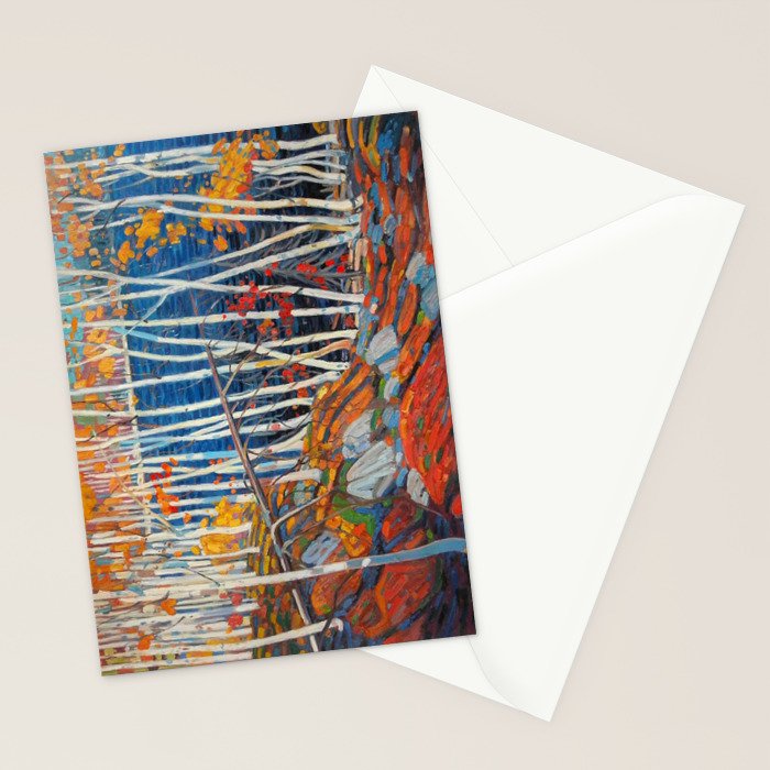 In The Northland (Group Of Seven) by Tom Thomson Canadian Landscape Art Stationery Card Gallery Image 2