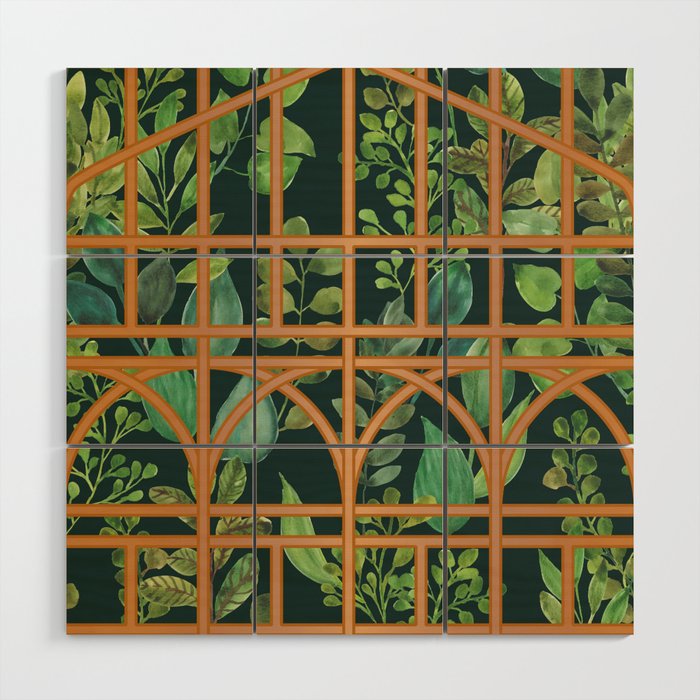 Victorian Greenhouse Wood Wall Art Gallery Image 1