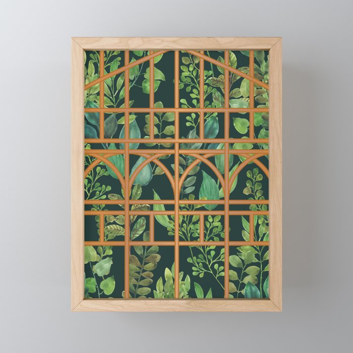 Victorian Greenhouse Mini Art Print Gallery Image 1