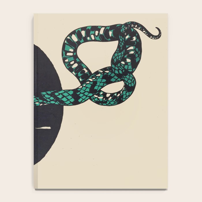 The strangling of a poisonous snake, representing the crushing colour lithograph G. Dorival 1918 Notebook Gallery Image 4