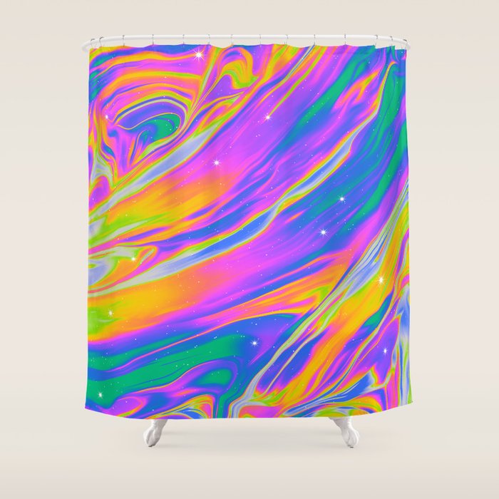 NEGATIVE Shower Curtain Gallery Image 1