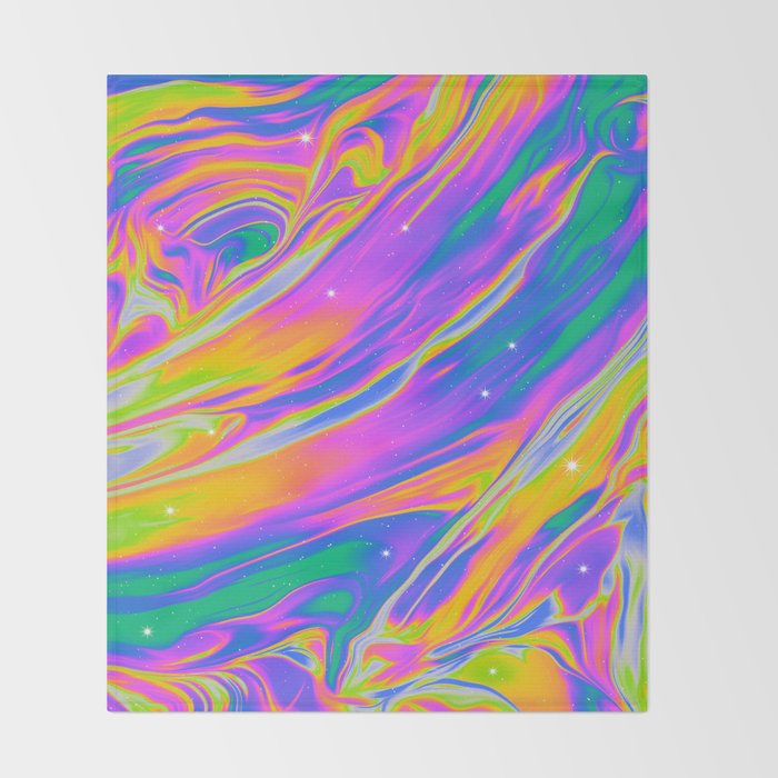 NEGATIVE Throw Blanket Gallery Image 2