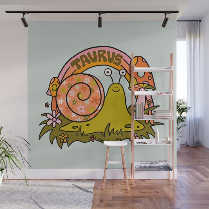 Taurus Snail Wall Mural Gallery Image 1