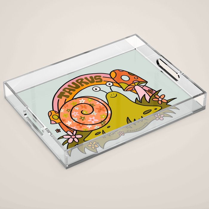 Taurus Snail Acrylic Tray Gallery Image 1