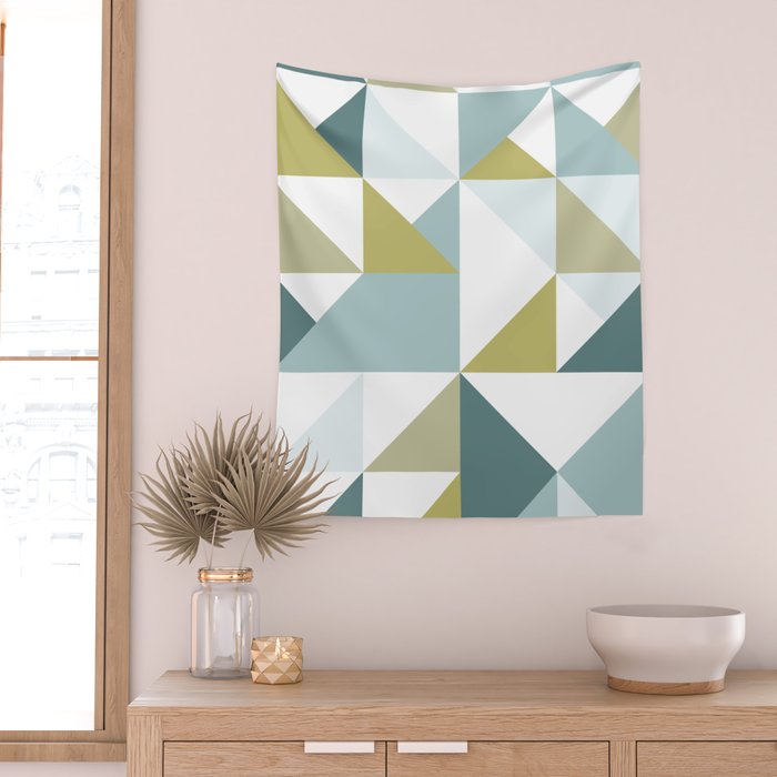 Modern Geometric 15 Wall Tapestry Gallery Image 2