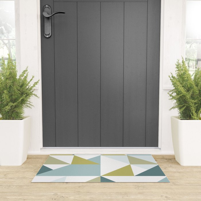 Modern Geometric 15 Welcome Mat Gallery Image 3
