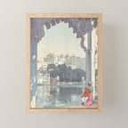 Yoshida Hiroshi, City Palace Udaipur - Vintage Japanese Woodblock Print Art Mini Art Print Gallery Image 1