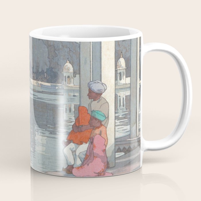 Yoshida Hiroshi, City Palace Udaipur - Vintage Japanese Woodblock Print Art Coffee Mug Gallery Image 1