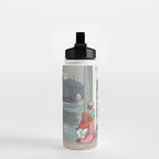 Yoshida Hiroshi, City Palace Udaipur - Vintage Japanese Woodblock Print Art Water Bottle Gallery Image 2