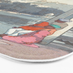 Yoshida Hiroshi, City Palace Udaipur - Vintage Japanese Woodblock Print Art Bath Mat Gallery Image 3