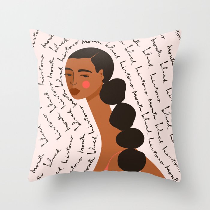 Black History Month Throw Pillow Gallery Image 1