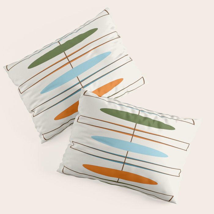 Mid-Century Modern Art 1.2 Pillow Sham Gallery Image 3