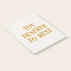 You Deserve To Rest Golden Notebook Gallery Image 2