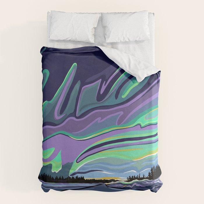 Road to Aurora Duvet Cover Gallery Image 1