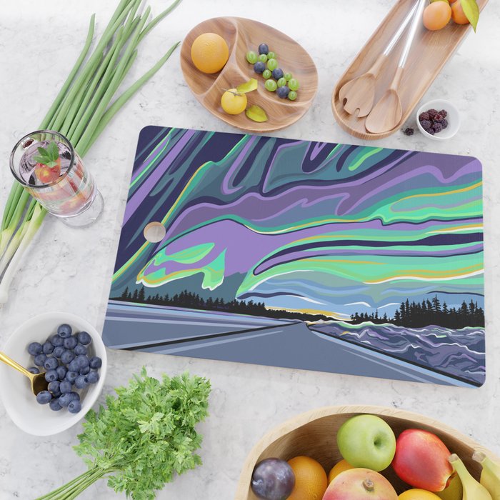 Road to Aurora Cutting Board Gallery Image 2