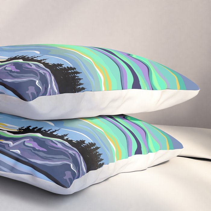 Road to Aurora Pillow Sham Gallery Image 3
