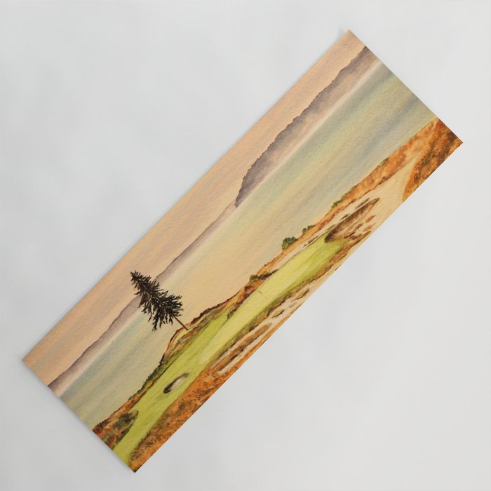 Chambers Bay Golf Course 15th Hole Yoga Mat Gallery Image 1