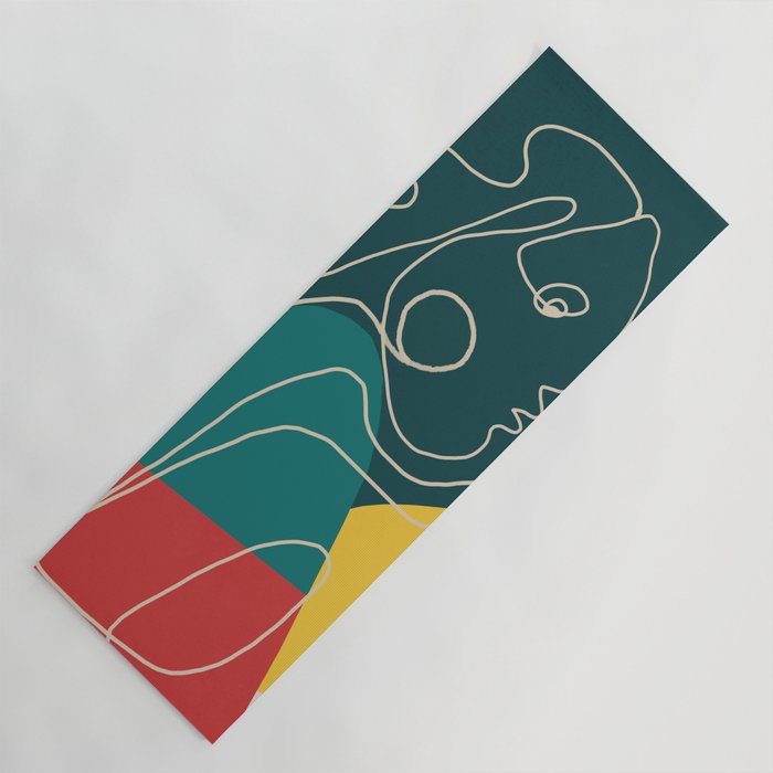 Gentle Abstract Line 6 Yoga Mat Gallery Image 1