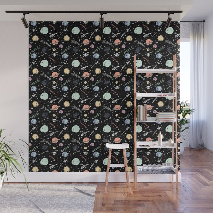 Asstronomy Pattern Wall Mural Gallery Image 1