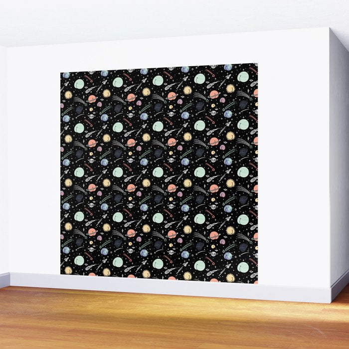 Asstronomy Pattern Wall Mural Gallery Image 2