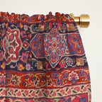 Antique Persian Rug Dark Wine Red Mashad Window Curtain Gallery Image 2