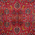 Antique Persian Rug Dark Wine Red Mashad Coffee Mug Gallery Image 2