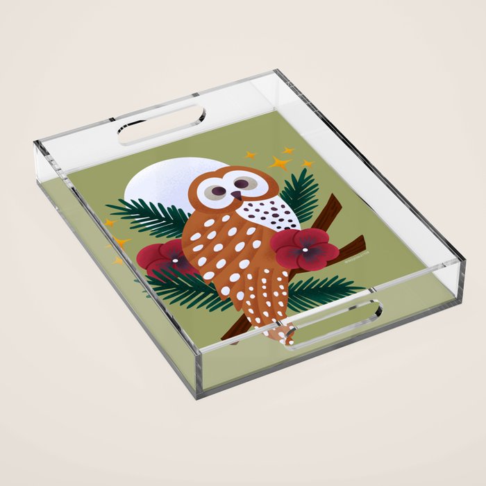 Owl - Crepuscular Critters Acrylic Tray Gallery Image 1